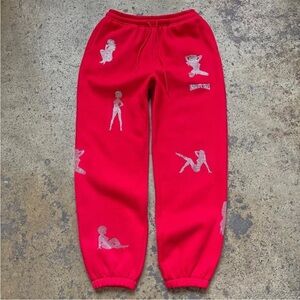 Named Collective Red Sweatpants
